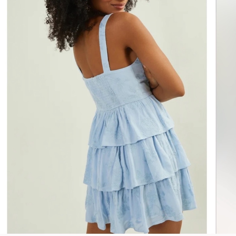 NWOT Altar’d State tiered mini dress size large - Picture 3 of 14